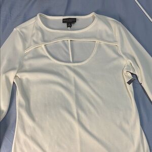 BOLD elements Ivory Long Sleeve Top